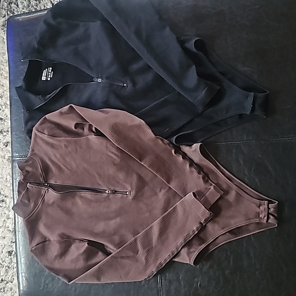 NWOT OQQ Set of Longsleeve Bodysuits